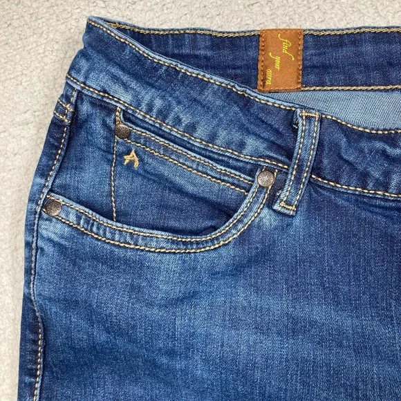 Find your Aura Jeans Womens 22 Avg Blue Med Wash High Rise Boot Cut Denim Rodeo - Picture 2 of 16
